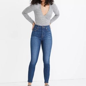 NWT Madewell Curvy High Rise Skinny Medium Rinse 29P